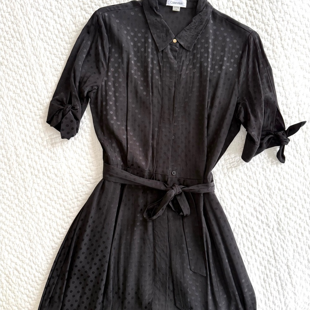 Calvin Klein Maxi  Black Dress